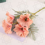 Amapolas artificiales de 20" para decoración del hogar, eventos y escaparates - Rojo