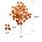 Eucalipto artificial de 25" 6 piezas para bodas y eventos