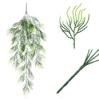 Hojas de palmera artificiales con resistencia a los rayos UV con tacto real de 30" x 16" para jardín, balcón y terraza - 7