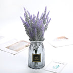 Lavanda artificial con resistencia a los rayos UV de 14" x 8" para jardín, balcón y terraza