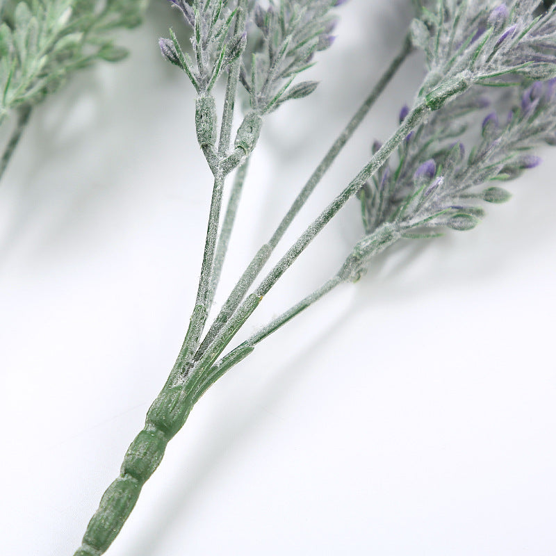 Lavanda artificial con resistencia a los rayos UV de 14" x 8" para jardín, balcón y terraza
