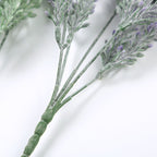 Lavanda artificial con resistencia a los rayos UV de 14" x 8" para jardín, balcón y terraza