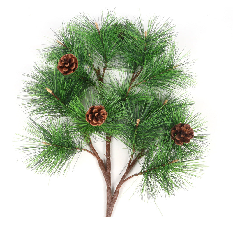 Ramas de pino artificiales de 23" para decoración navideña