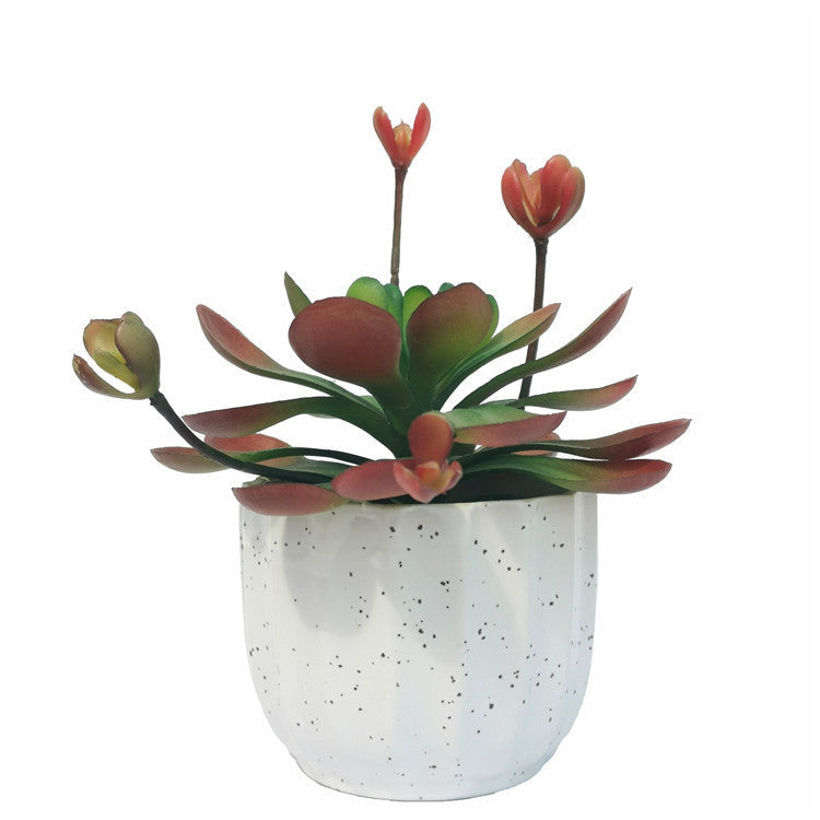 Flores artificiales con tacto real de 7" x 5" para decoración de interiores - 3