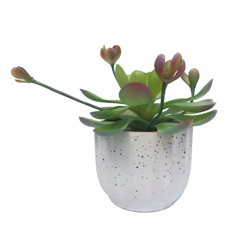 Flores artificiales con tacto real de 7" x 5" para decoración de interiores - 2