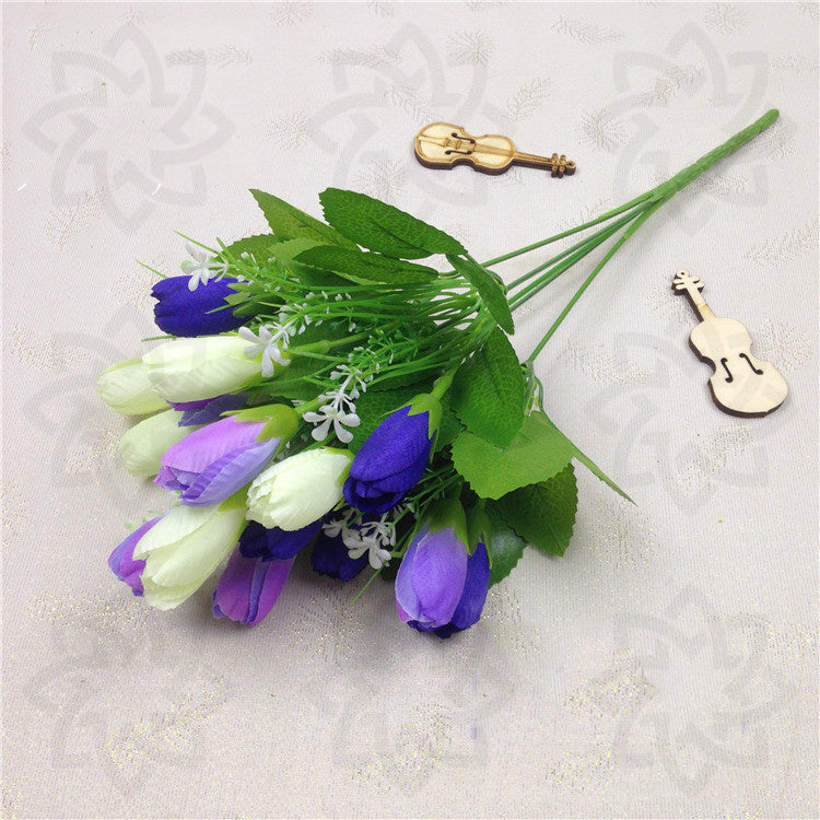 Tulipanes artificiales de 13.4" para bodas y eventos - Rosa