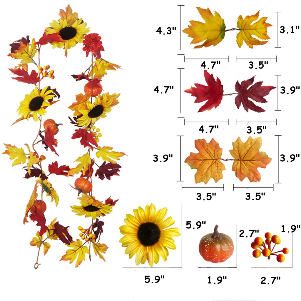 Girasoles artificiales de 68" para arreglos florales y proyectos DIY