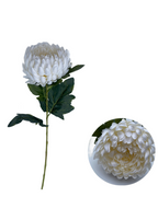 Crisantemos artificiales de 26" x 5" 5 piezas para bodas y eventos