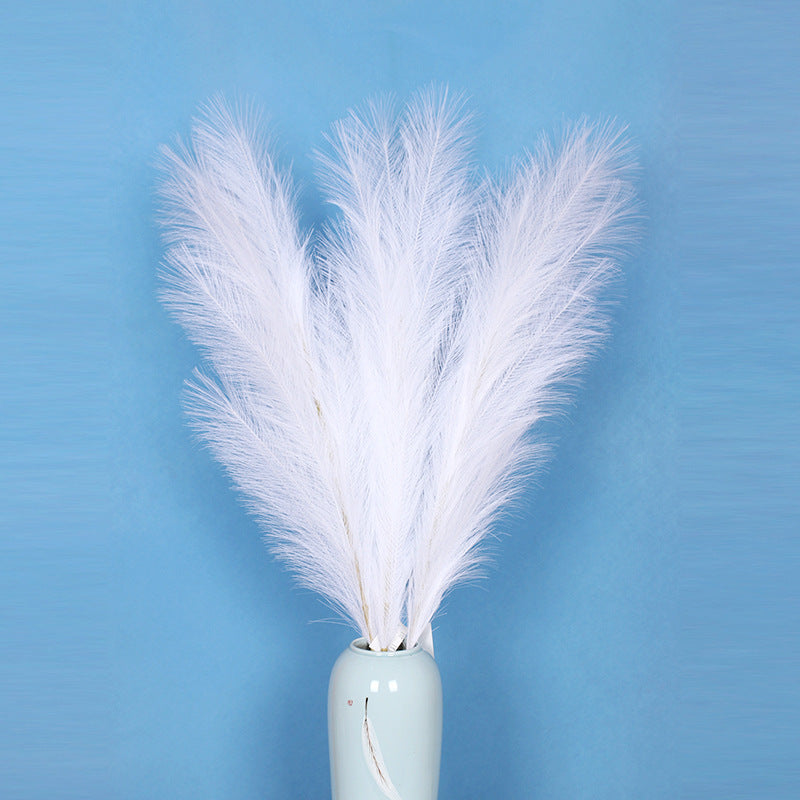 Pampas artificiales de 43" 3 piezas para bodas y eventos - Crema