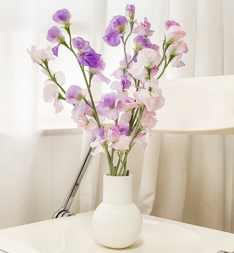 Tallos artificiales 2 ramas para decoración del hogar, eventos y escaparates - Morado