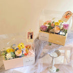 Regalo floral artificial para arreglos florales y proyectos DIY - Rosa