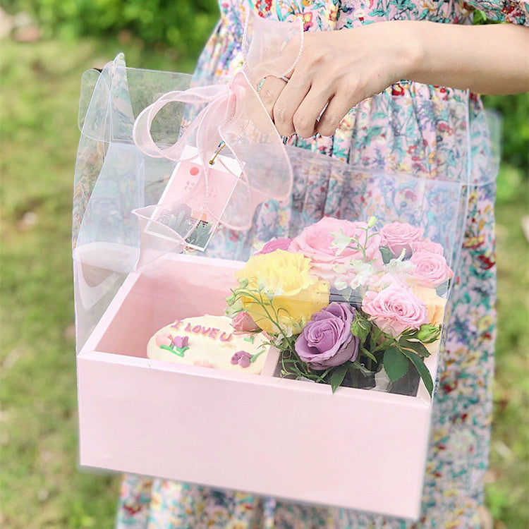Regalo floral artificial para arreglos florales y proyectos DIY - Naranja