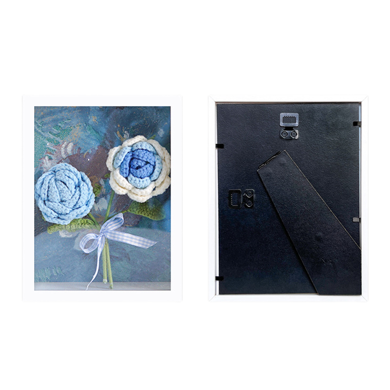 Calas artificiales de 9" x 9" para bodas y eventos - Azul myosotis