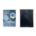 Calas artificiales de 9" x 9" para bodas y eventos - Azul myosotis