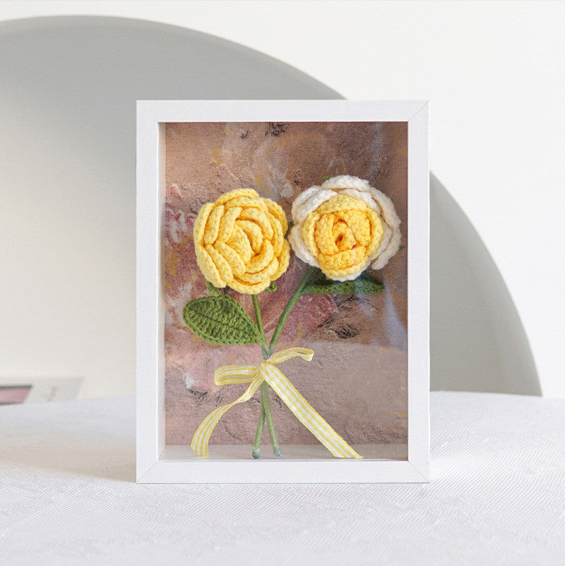 Calas artificiales de 9" x 9" para bodas y eventos - Rosa rose