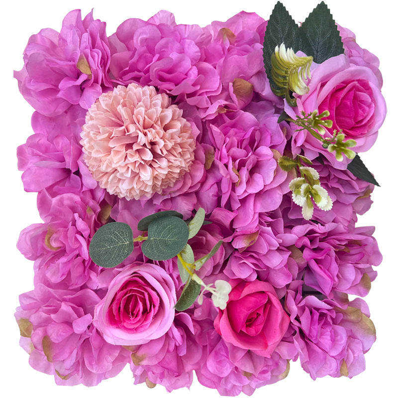 Rosas artificiales con resistencia a los rayos UV de 10" para jardín, balcón y terraza - Rosa intenso