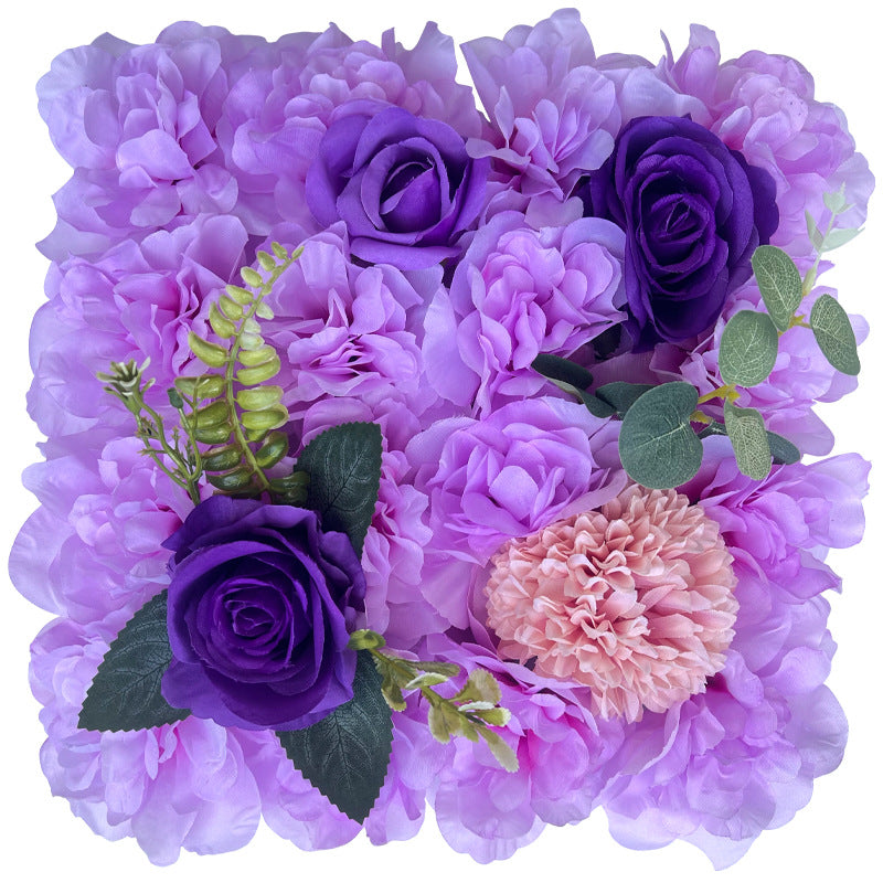 Rosas artificiales con resistencia a los rayos UV de 10" para jardín, balcón y terraza - Rosa claro/rosa intenso