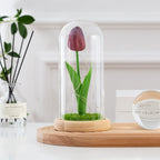Tulipanes artificiales para decoración de interiores
