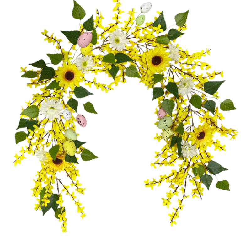 Girasoles artificiales de 59" para arreglos florales y proyectos DIY - Amarillo