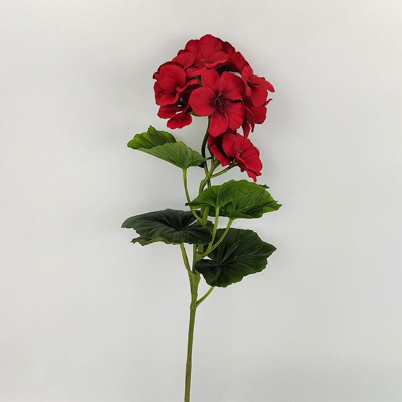 Geranios artificiales de 24" x 12" para bodas y eventos - Morado