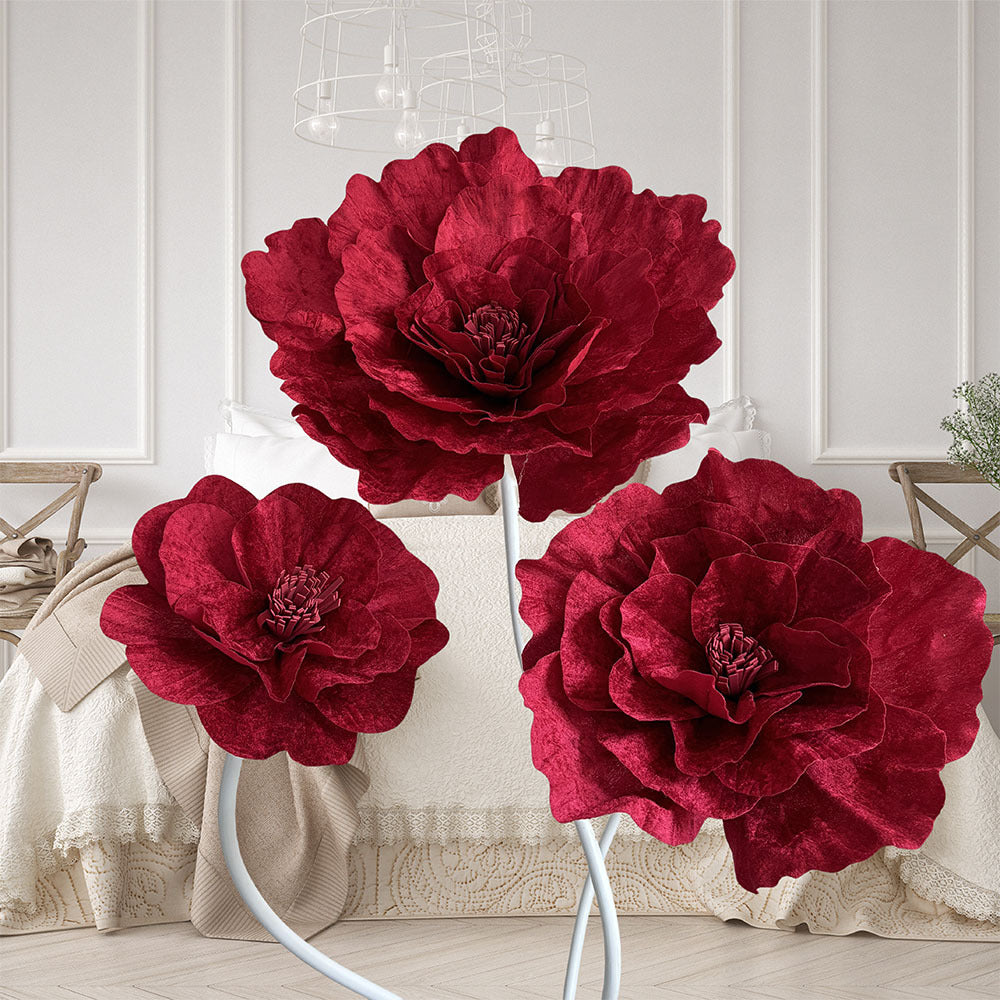 Peonías artificiales para bodas y eventos - 15"