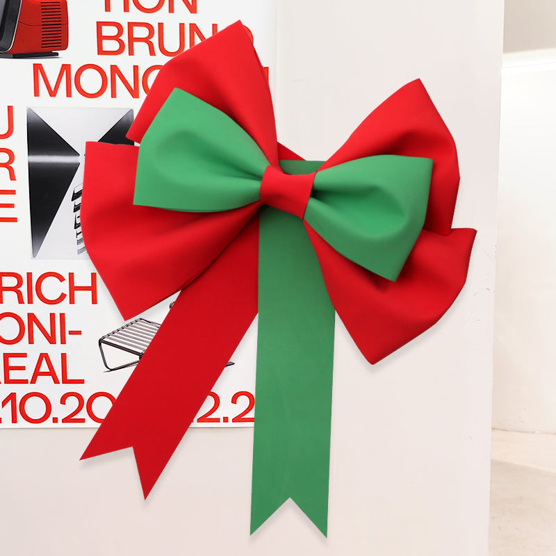 Adorno colgante artificial de 29" para bodas y eventos - Rojo/verde