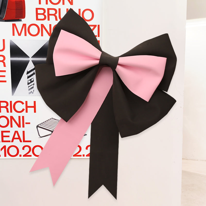 Adorno colgante artificial de 29" para bodas y eventos - Negro/rosa