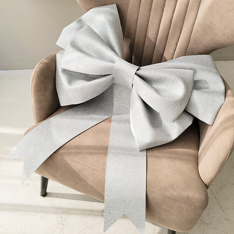 Adorno colgante artificial de 29" para bodas y eventos - Plateado