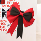 Adorno colgante artificial de 29" para bodas y eventos - Rojo/negro