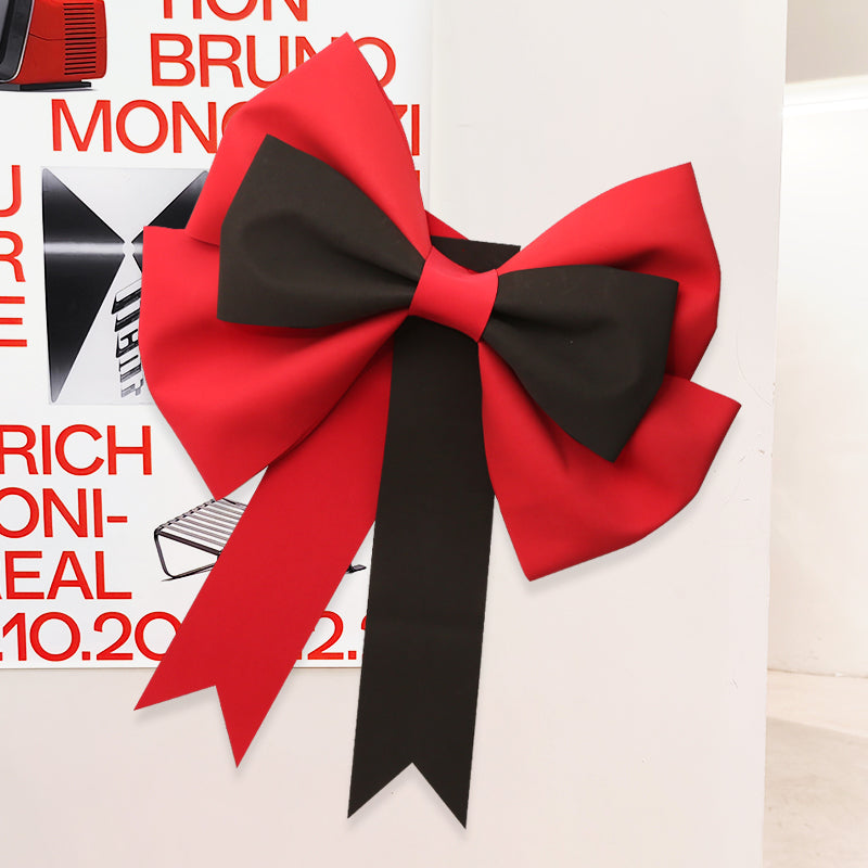 Adorno colgante artificial de 29" para bodas y eventos - Rojo/negro