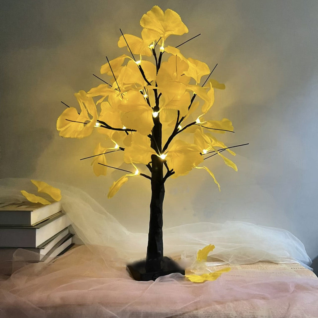 Regalo floral artificial para decoración de interiores - Amarillo