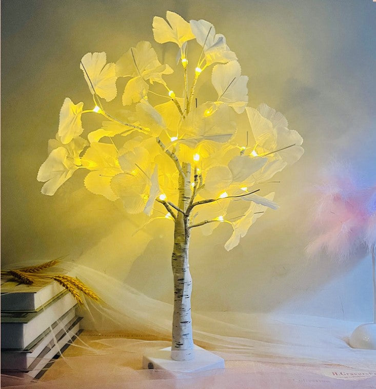 Regalo floral artificial para decoración de interiores - Blanco