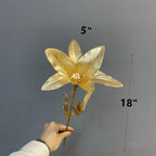 Tallos artificiales con tacto real de 23" x 12" para bodas y eventos - 2