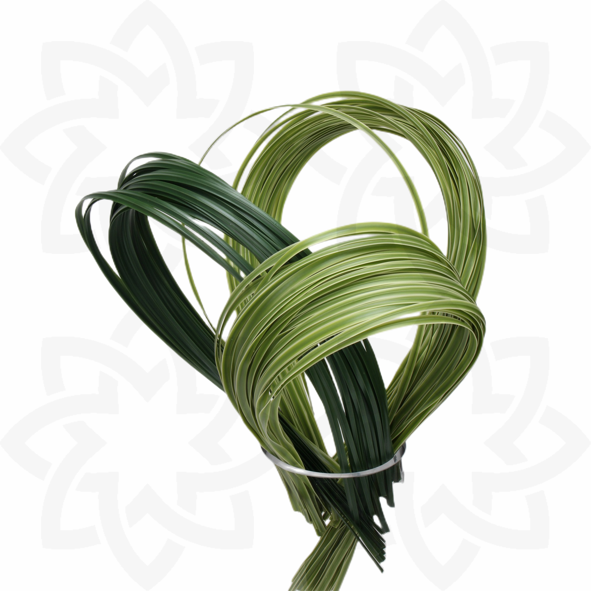 Césped ornamental artificial de 39" x 3" 12 piezas para bodas y eventos - Dark verde