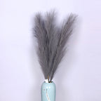 Pampas artificiales de 43" 3 piezas para bodas y eventos - Gris