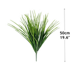 Césped ornamental artificial con resistencia a los rayos UV de 19.6" para jardín, balcón y terraza
