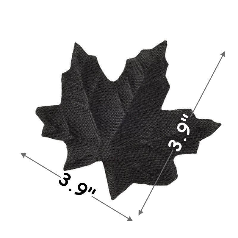 Hojas de arce artificiales de 4" x 4" 500 piezas para bodas y eventos
