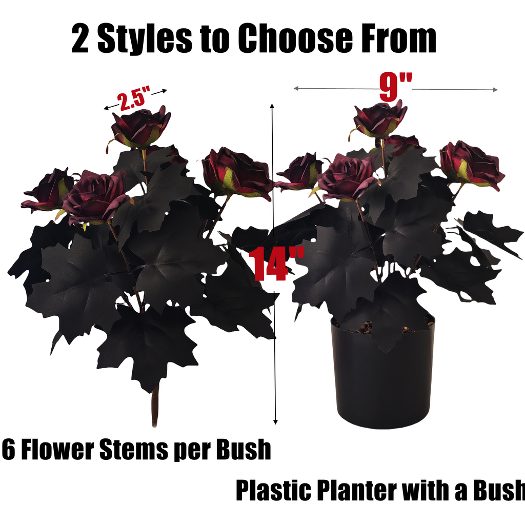 Rosas artificiales de 14" para bodas y eventos