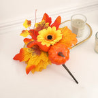 Calabazas artificiales de 9" x 7" para decoración del hogar