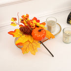 Calabazas artificiales de 9" x 7" para decoración del hogar