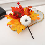 Calabazas artificiales de 9" x 7" para decoración del hogar - 12