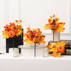 Calabazas artificiales de 9" x 7" para decoración del hogar - 1