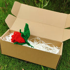 Rosas artificiales de 12" x 4" para decoración de interiores