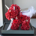 Rosas artificiales para decoración del hogar, eventos y escaparates - Rojo