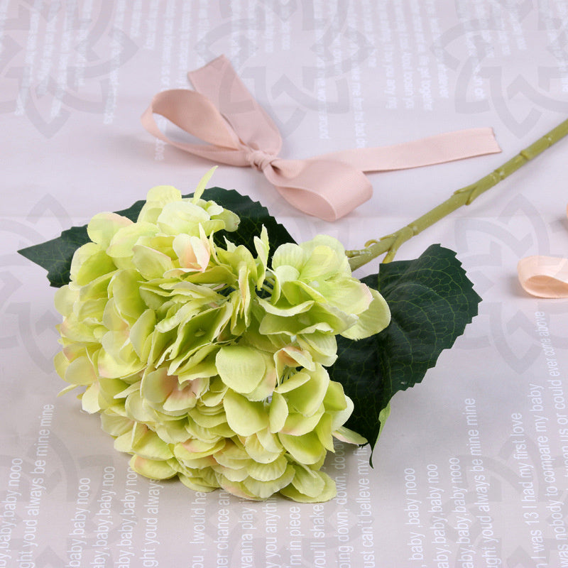 Hortensias artificiales de 18.5" para bodas y eventos