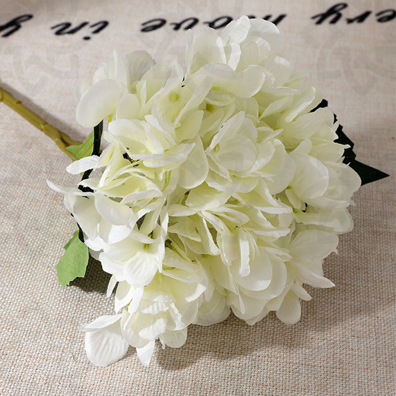 Hortensias artificiales de 18.5" para bodas y eventos - Burdeos