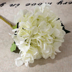 Hortensias artificiales de 18.5" para bodas y eventos - Burdeos