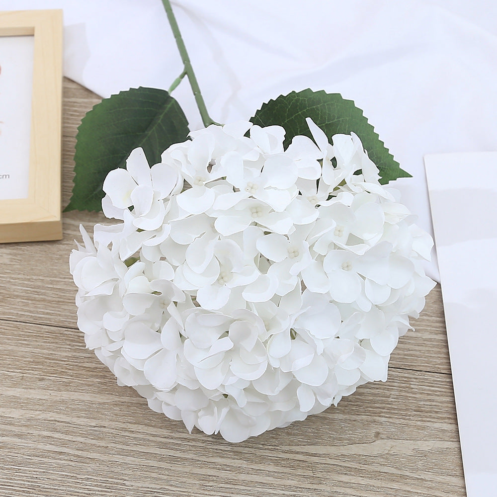 Hortensias artificiales de 24" 5 piezas para bodas y eventos - Apricot crush