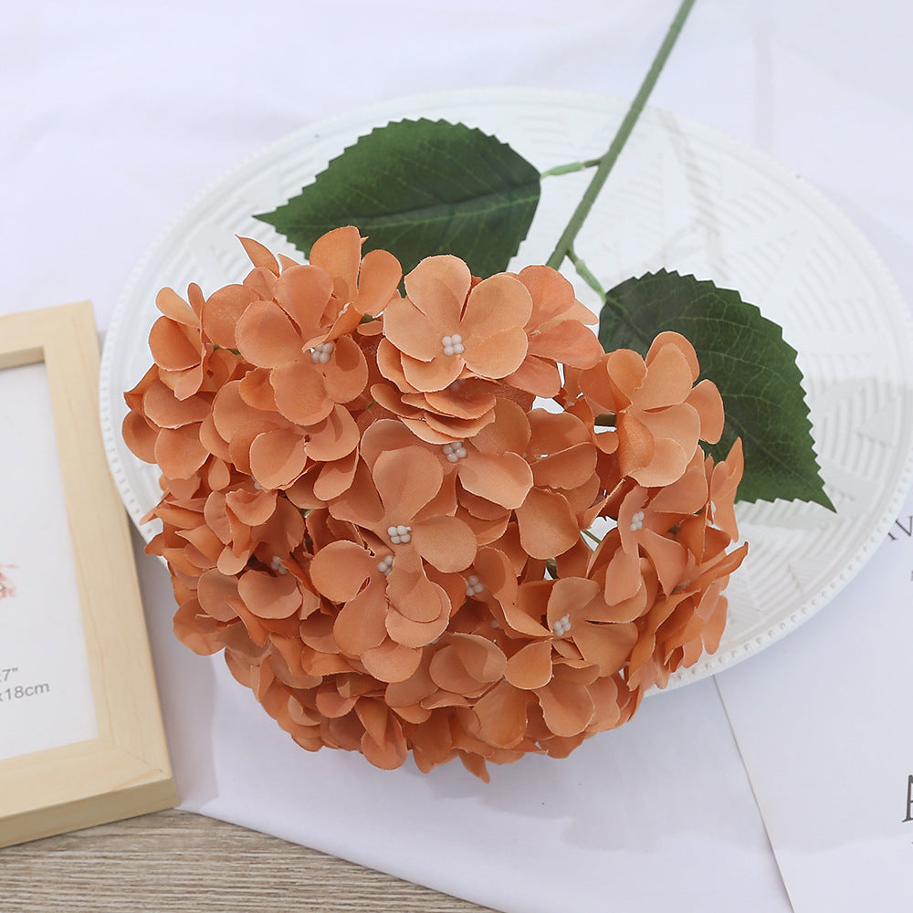 Hortensias artificiales de 24" 5 piezas para bodas y eventos - Azul empolvado