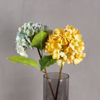 Hortensias artificiales para bodas y eventos - 13.7" Rojo degradado